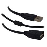 Cabo Extensor, Comtac, Usb 2.0 Am/af, 2,5mt, Com Filtro, Preto - 28129092