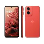 Smartphone Motorola G35 Câmera 50 MP + 8 MP 256 GB 5G XT2433 Coral Bivolt