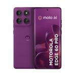Smartphone Motorola Edge 60 Pro 5G - Violeta, 256GB, RAM 24GB (12GB RAM+12GB Ram Boost), Câmera 50MP, Selfie 50MP e Tela de 6,7"