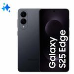 Smartphone Samsung Galaxy S25 Edge 512GB 5G - Titânio Jetblack, Galaxy AI, Câmera Dupla 200MP + Selfie 12MP, RAM 12GB, Tela 6.7"