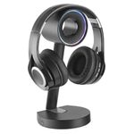 Suporte Para Headset Com Iluminac?a?o Rgb Octoo Game-headset Preto