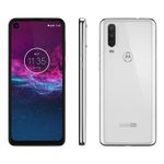 Motorola Moto One Action 128 GB Branco Polar - Excelente