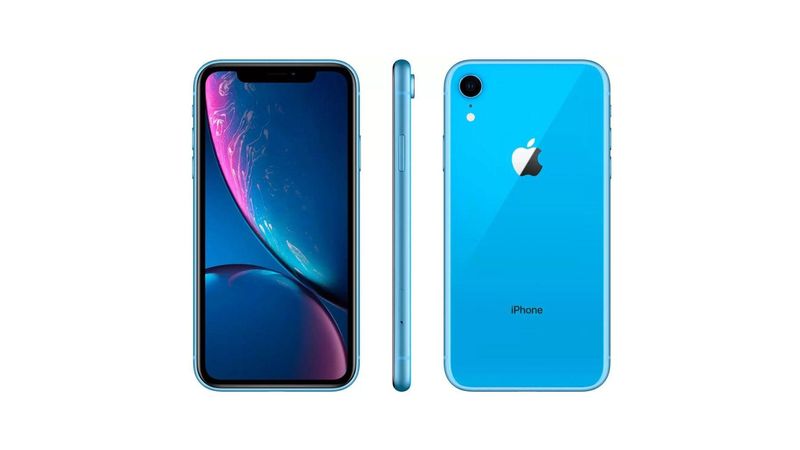Apple iPhone XR 青 76% Apple iPhone XR 64 GB - Azul | Parcelamento sem juros