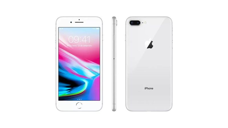 iPhone 8 Plus Apple 256 GB Prata - Muito Bom - Trocafone