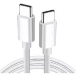 Cabo USB-C para Type C - Cabo de Dados  e Carregamento Turbo 1 Mt