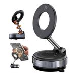 Suporte Magnético Dobrável Rotativo Para Celular Com Ventosa 360°